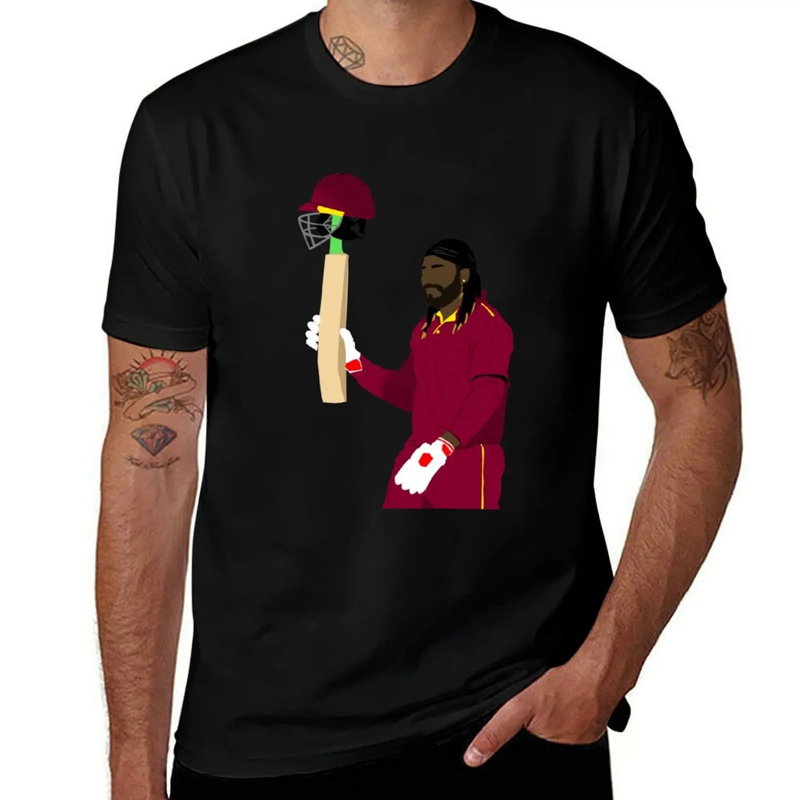 Chris Gayle T-Shirt graphic t shirts for man t shirt for man 100 percent cotton T-Shirt
Chris Gayle T-Shirt graphic t shirts for man t shirt for man 100 percent cotton T-Shirt