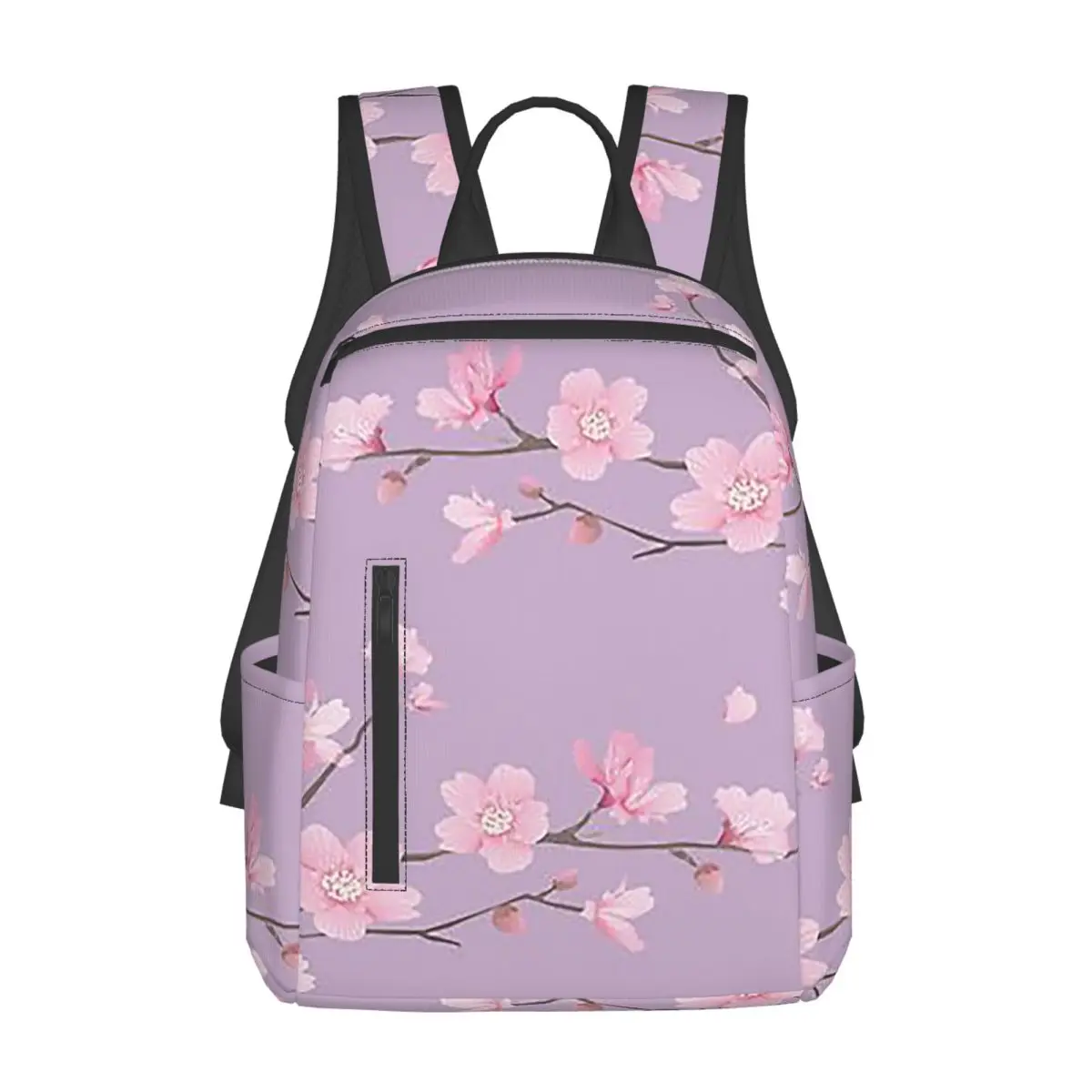 Cherry Blossom Flower Plant - Pastel Purple Backpack Daypack Large Capacity Kids BookBag School Bag Shoulder Bags for Men Women
Cherry Blossom Flower Plant - Pastel Purple Backpack Daypack Large Capacity Kids BookBag School Bag Shoulder Bags for Men Women