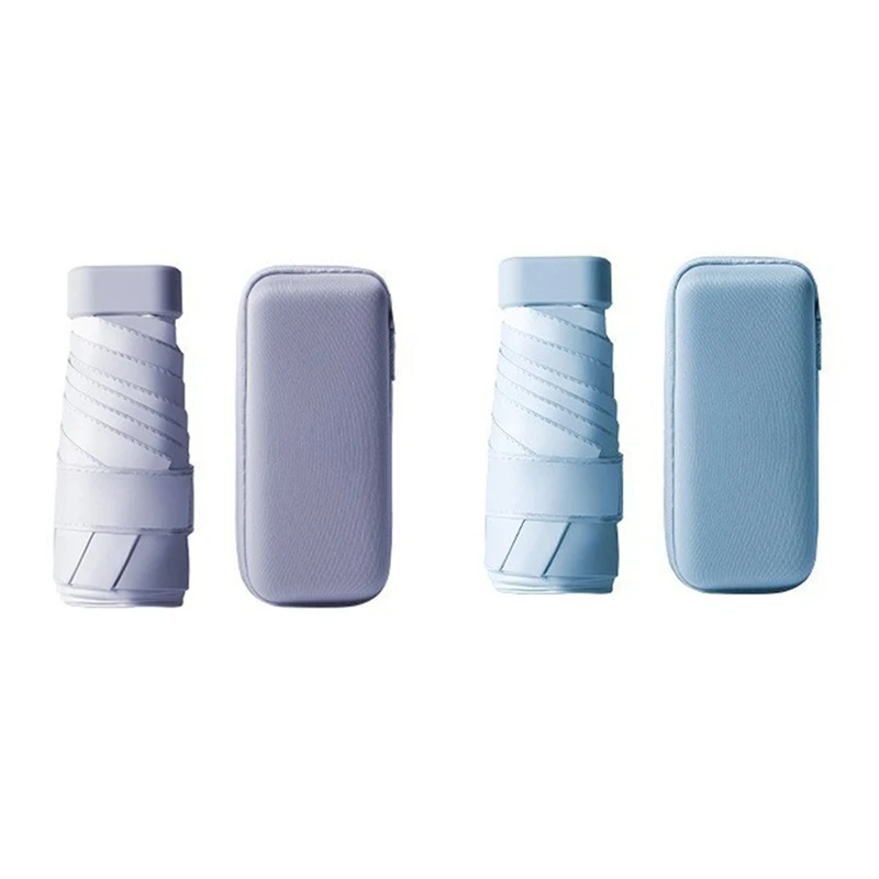 Six-Fold Card Umbrella Portable Pocket Capsule Umbrella Dual-Purpose Anti-Ultraviolet Sunscreen Umbrella
Six-Fold Card Umbrella Portable Pocket Capsule Umbrella Dual-Purpose Anti-Ultraviolet Sunscreen Umbrella