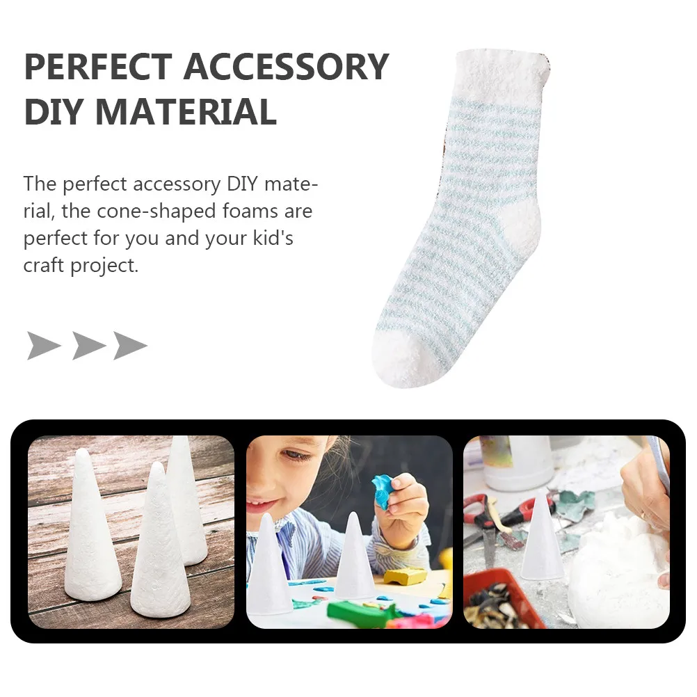 24 шт. пенопластовые конусы для поделок, конусообразные украшения для праздничных гномов, декоративные пенопластовые элементы для елки, для художественных проектов
24 шт. пенопластовые конусы для поделок, конусообразные украшения для праздничных гномов, декоративные пенопластовые элементы для елки, для художественных проектов