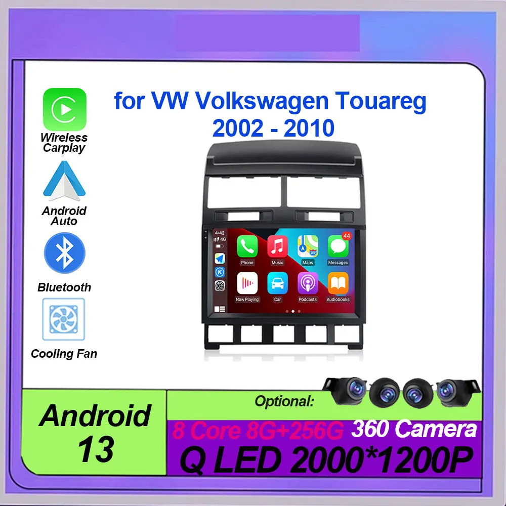 Wireless CarPlay Android 13 Auto Radio for VW Volkswagen Touareg 2002 - 2010 Car Multimedia Video player GPS No 2din DVD
Wireless CarPlay Android 13 Auto Radio for VW Volkswagen Touareg 2002 - 2010 Car Multimedia Video player GPS No 2din DVD