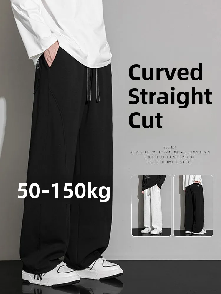 Men's Casual Sports Fce Lined Pants High Waist Loose Fit Straight Leg Autumn Winter Faion Trendy Bla ey White Trousers
Men's Casual Sports Fce Lined Pants High Waist Loose Fit Straight Leg Autumn Winter Faion Trendy Bla ey White Trousers