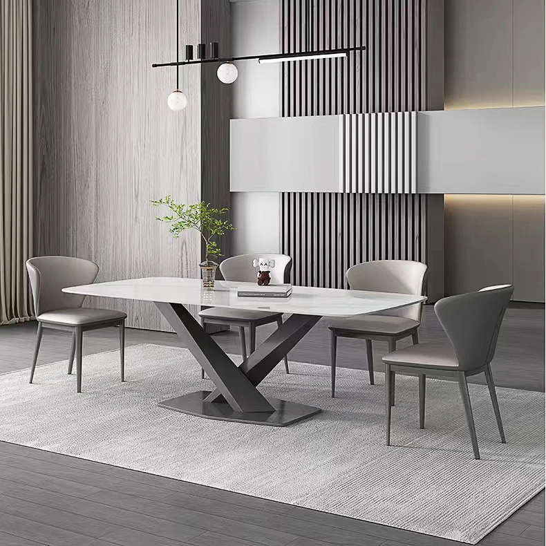 Kitchen Dining Table Set With 8 Chair Modern Square Tables Dining Room Furniture Marble Top
Kitchen Dining Table Set With 8 Chair Modern Square Tables Dining Room Furniture Marble Top