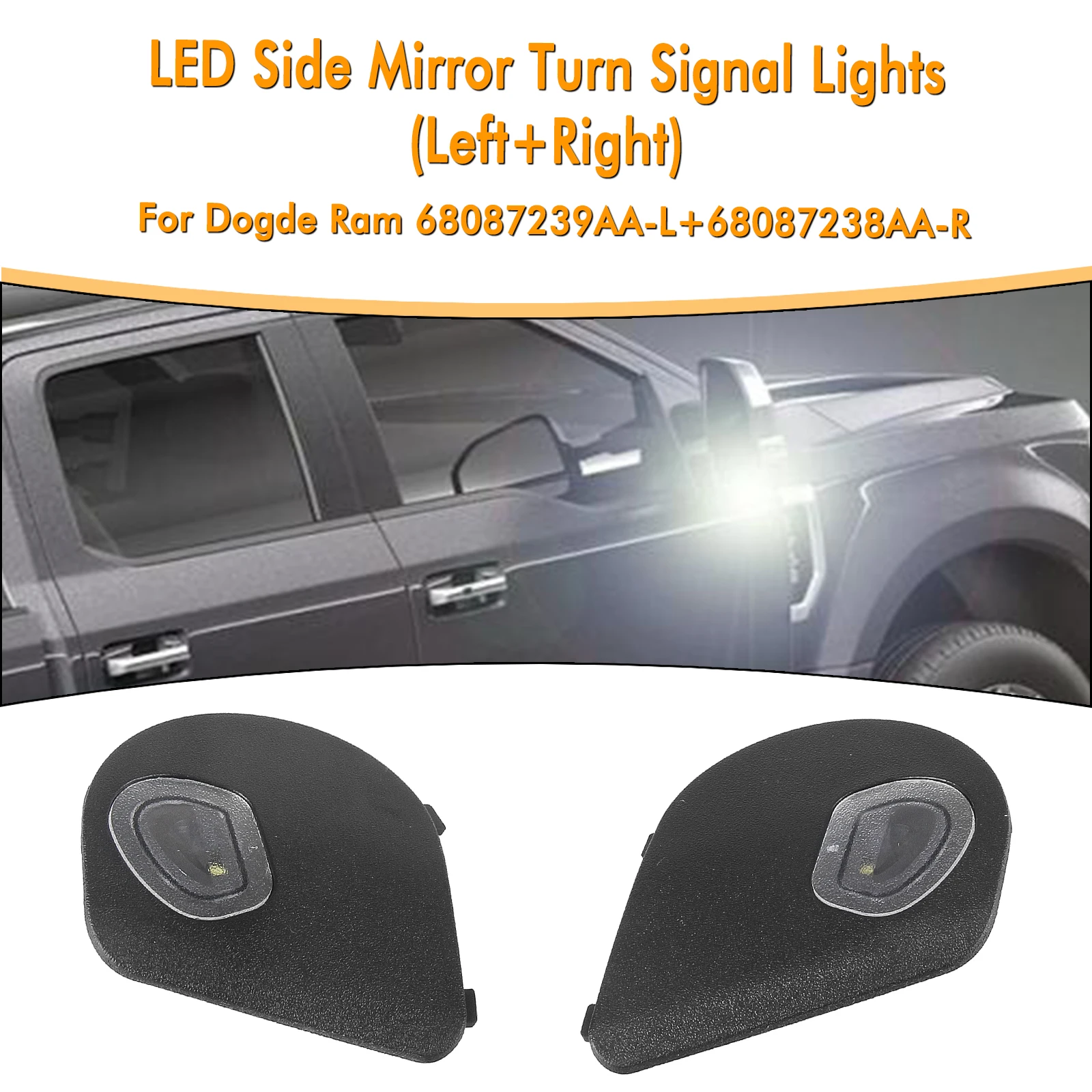 2PCS LED Side Rearview Mirror Puddle Marker Light Indicator For Dodge Ram 1500 2500 3500 4500 5500 2010-2019
2PCS LED Side Rearview Mirror Puddle Marker Light Indicator For Dodge Ram 1500 2500 3500 4500 5500 2010-2019