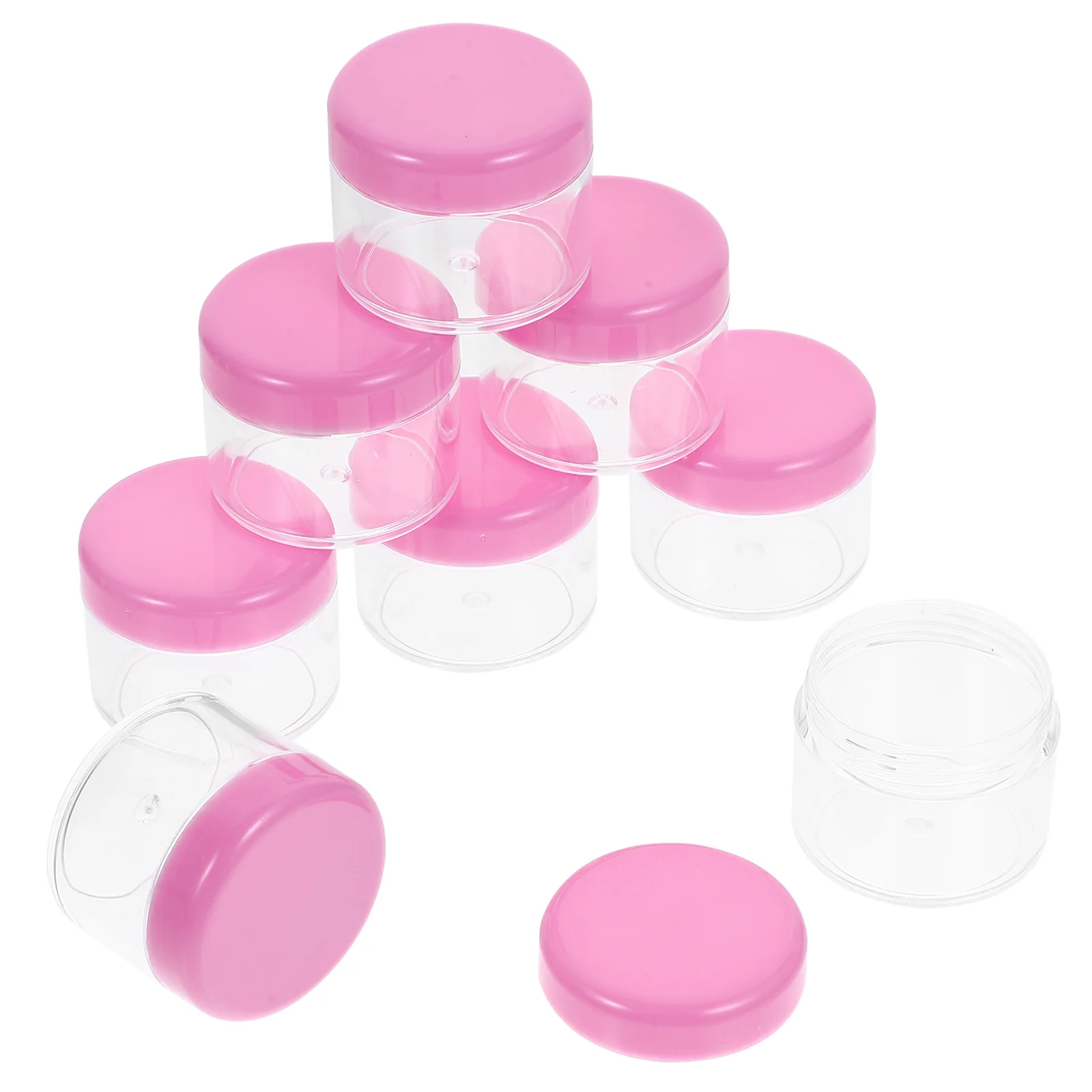 12pcs Pink Bottles Clear Mini Containers Leak Proof Travel Size Cream Jars for Lotions Body Butter Storage
12pcs Pink Bottles Clear Mini Containers Leak Proof Travel Size Cream Jars for Lotions Body Butter Storage