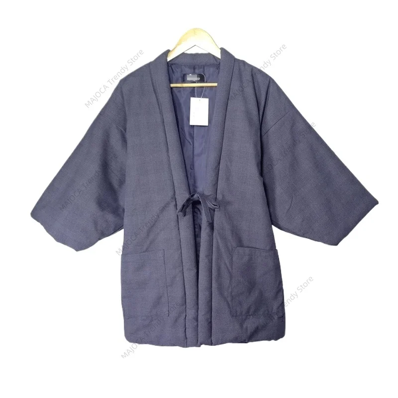 Japanese Hanten Jacket Men Winter Thick Padded Warm Kimono Cardigan Homewear Japan Style Traditional Clothes Haori Homme Tops
Japanese Hanten Jacket Men Winter Thick Padded Warm Kimono Cardigan Homewear Japan Style Traditional Clothes Haori Homme Tops