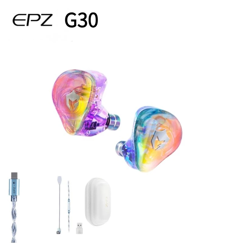 EPZ G30 Gaming HIFI In Ear Wired Earphones Music IEM Headphones Type-C 1.7MM/3.5MM ENC Noise Cancelling Custom Tuning
EPZ G30 Gaming HIFI In Ear Wired Earphones Music IEM Headphones Type-C 1.7MM/3.5MM ENC Noise Cancelling Custom Tuning