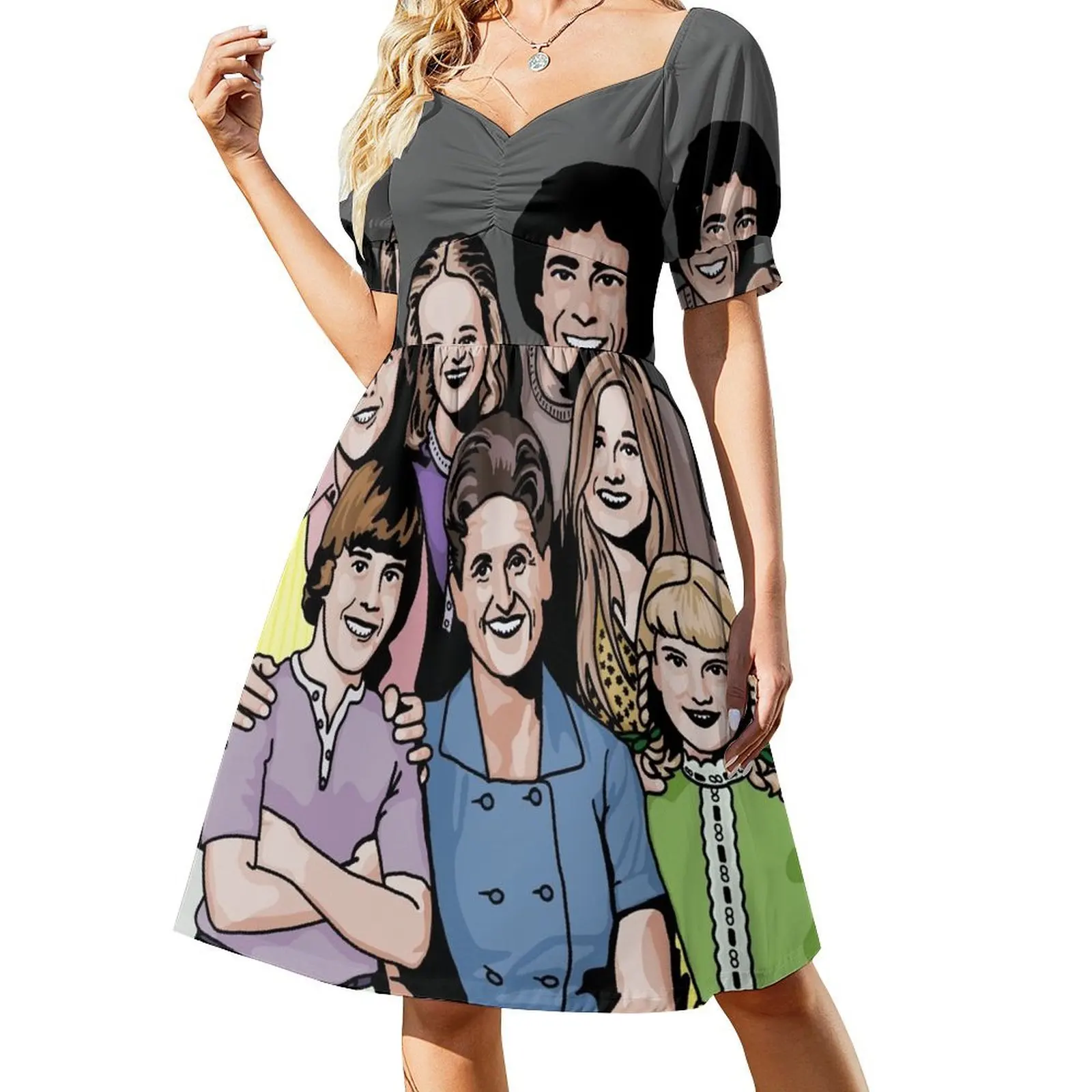The Brady Family That We Choose Short-Sleeved Dress beach outfits for women summer dress
The Brady Family That We Choose Short-Sleeved Dress beach outfits for women summer dress