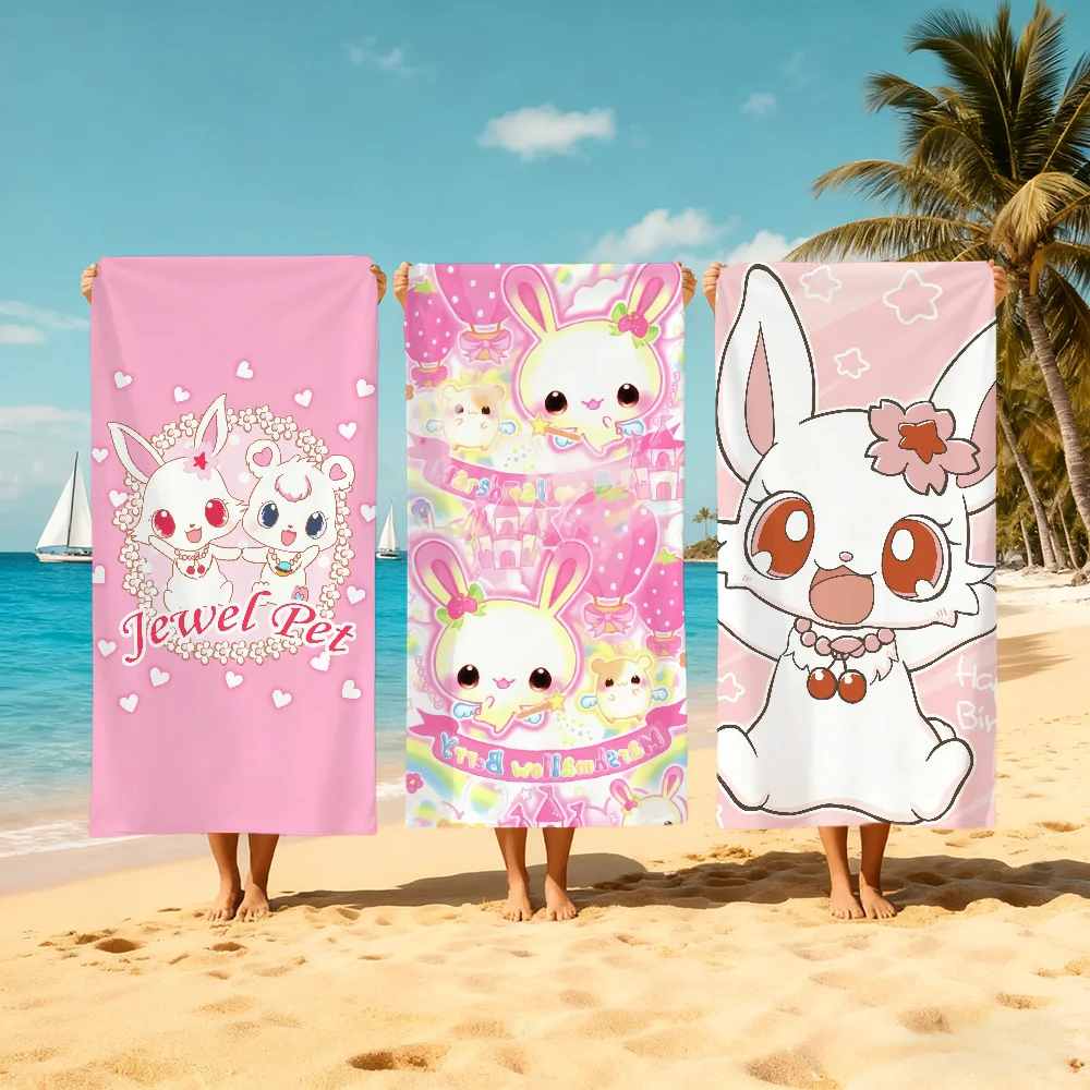 Мягкое быстросохнущее пляжное полотенце J-jewelpet с милым мультяшным рисунком, подарок для путешествий, спортзала, душа, кемпинга, спорта
Мягкое быстросохнущее пляжное полотенце J-jewelpet с милым мультяшным рисунком, подарок для путешествий, спортзала, душа, кемпинга, спорта