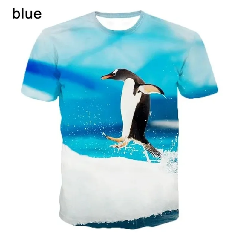 Emperor Penguin Animal T Shirts for Men Fashion 3D Aptenodytes Forsteri Printed T-shirt Cool Cartoon Kids Short Sleeve Tee Shirt
Emperor Penguin Animal T Shirts for Men Fashion 3D Aptenodytes Forsteri Printed T-shirt Cool Cartoon Kids Short Sleeve Tee Shirt