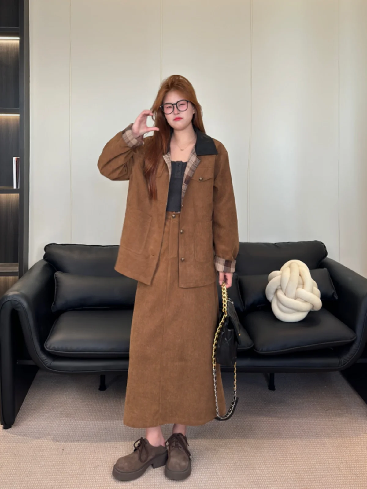 Свободная юбка трапециевидной формы с высокой талией для женщин больших размеров South Island Wind Spring Autumn Fro That Conceals Belly And ows Slimmin...
Свободная юбка трапециевидной формы с высокой талией для женщин больших размеров South Island Wind Spring Autumn Fro That Conceals Belly And ows Slimmin...