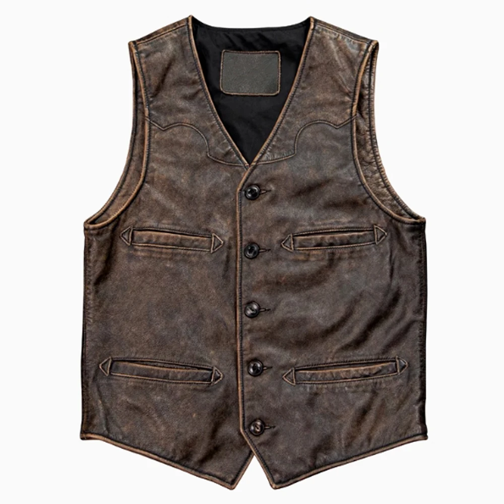 Summer Cow Leather Male Camisole Vest Coat Cowhide Leather Mens Waistcoat Veskit Vests Summer Slim Fit Dress Suit Top Vests
Summer Cow Leather Male Camisole Vest Coat Cowhide Leather Mens Waistcoat Veskit Vests Summer Slim Fit Dress Suit Top Vests
