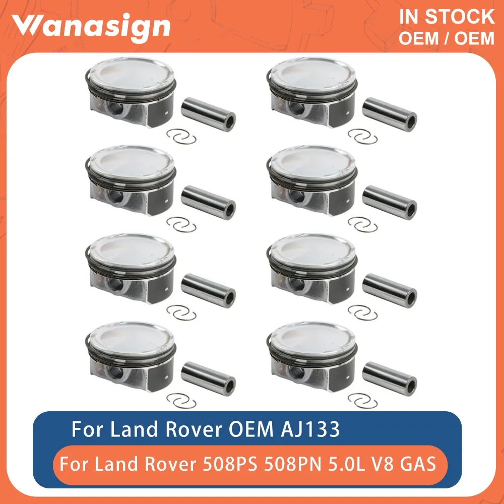 Engine Pistons With Rings Set Fit 5.0 L For Land Rover Range Rover Sport Jaguar XF Supercharged SC AJ133 508PS 5.0L V8 GAS
Engine Pistons With Rings Set Fit 5.0 L For Land Rover Range Rover Sport Jaguar XF Supercharged SC AJ133 508PS 5.0L V8 GAS