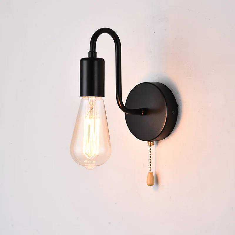 Nordic Industrial Wall Lamp Iron Black E27 Indoor Lighting Bedside Bathroom Bedroom Lamp Sconce Wall Light Fixture Decor
Nordic Industrial Wall Lamp Iron Black E27 Indoor Lighting Bedside Bathroom Bedroom Lamp Sconce Wall Light Fixture Decor