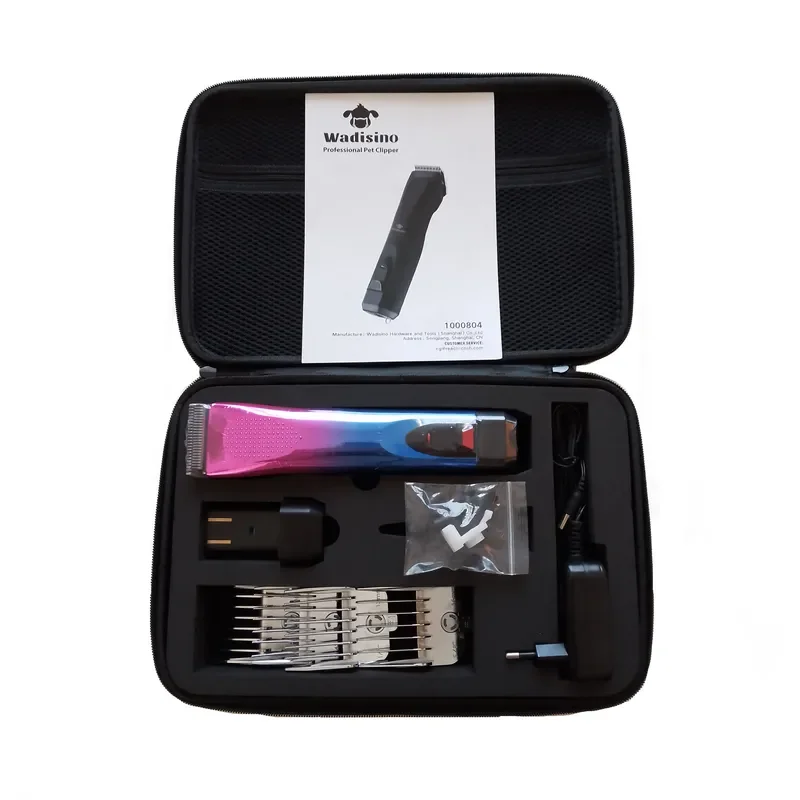 Professional Quiet Motor Electric Dog Hair Clipper with A5 Charger Stainless Steel and Nylon Blades for Pet Grooming Tools
Professional Quiet Motor Electric Dog Hair Clipper with A5 Charger Stainless Steel and Nylon Blades for Pet Grooming Tools