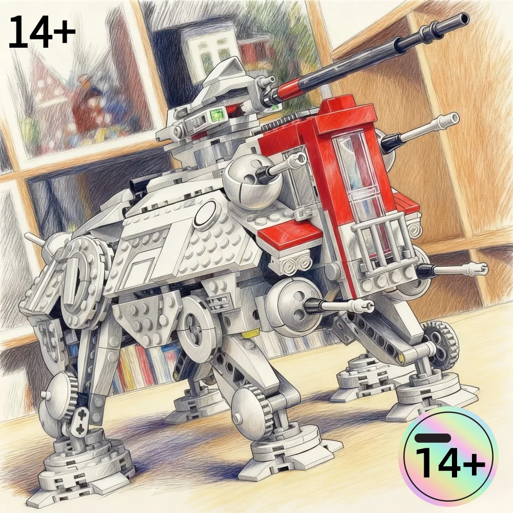 2026 Hot AT-TE All Terrain Walker Building Blocks Compatible with 75337 DIY Assemble Bricks 1082PCS for Birthday Gifts
2026 Hot AT-TE All Terrain Walker Building Blocks Compatible with 75337 DIY Assemble Bricks 1082PCS for Birthday Gifts