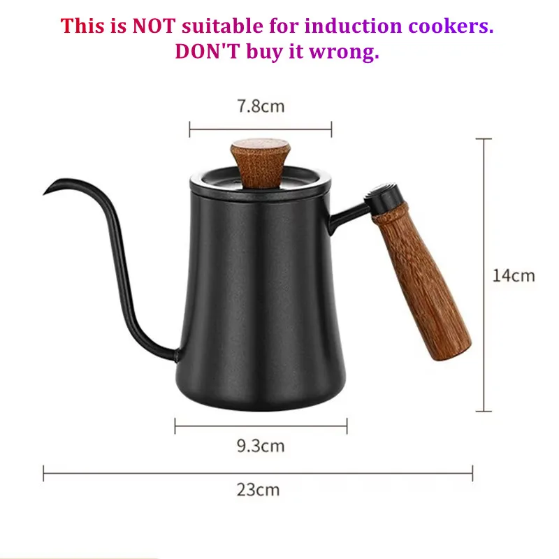 Gooseneck Kettle with Thermometer Espresso Coffee Pot Tea Kettle 550ml Coffee Pot Milk Frothing Pitcher Jug Kettles
Gooseneck Kettle with Thermometer Espresso Coffee Pot Tea Kettle 550ml Coffee Pot Milk Frothing Pitcher Jug Kettles