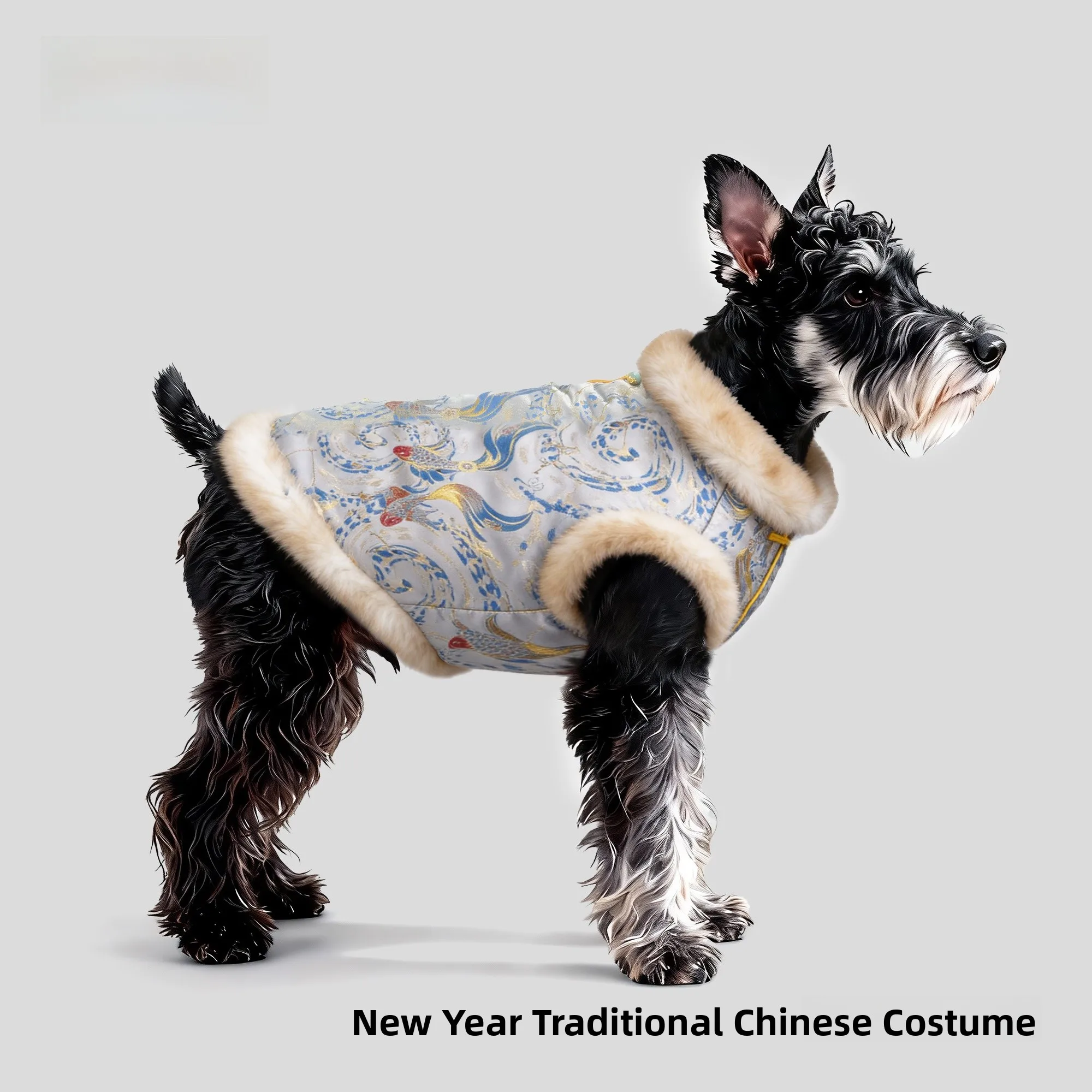 New Year Winter Clothes for Little Dogs Pet Schnauzer Teddy Traditional Chinese Tang Costume Festive National Sle eetings
New Year Winter Clothes for Little Dogs Pet Schnauzer Teddy Traditional Chinese Tang Costume Festive National Sle eetings