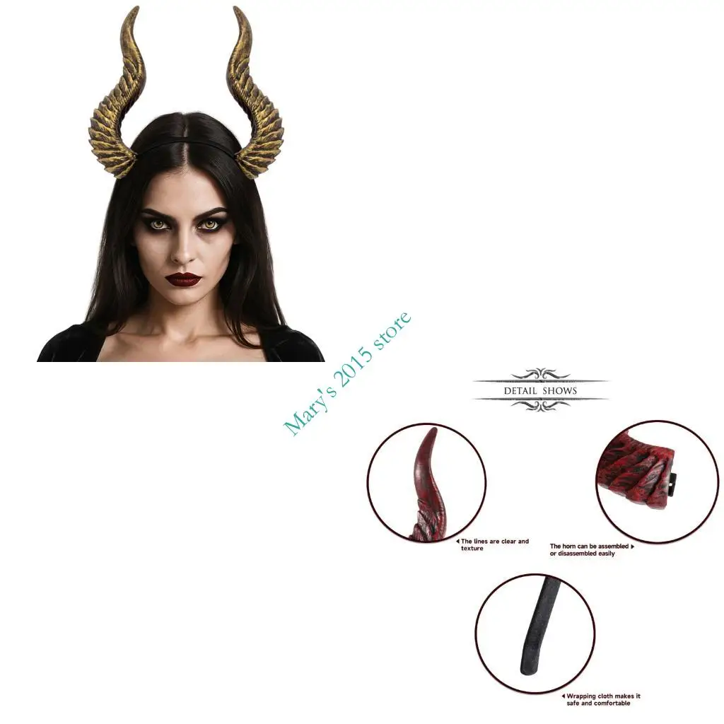E15F Premium Devil Horn Design Headbands For Women Men Party Night Outfits
E15F Premium Devil Horn Design Headbands For Women Men Party Night Outfits