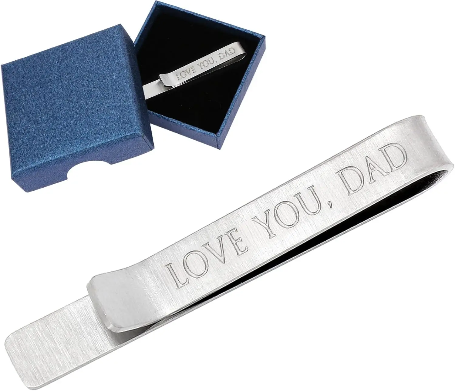 Men's Tie Clip with Hidden Message for Dad, Grandpa, Brother, Uncle - Elegant Gift
Men's Tie Clip with Hidden Message for Dad, Grandpa, Brother, Uncle - Elegant Gift