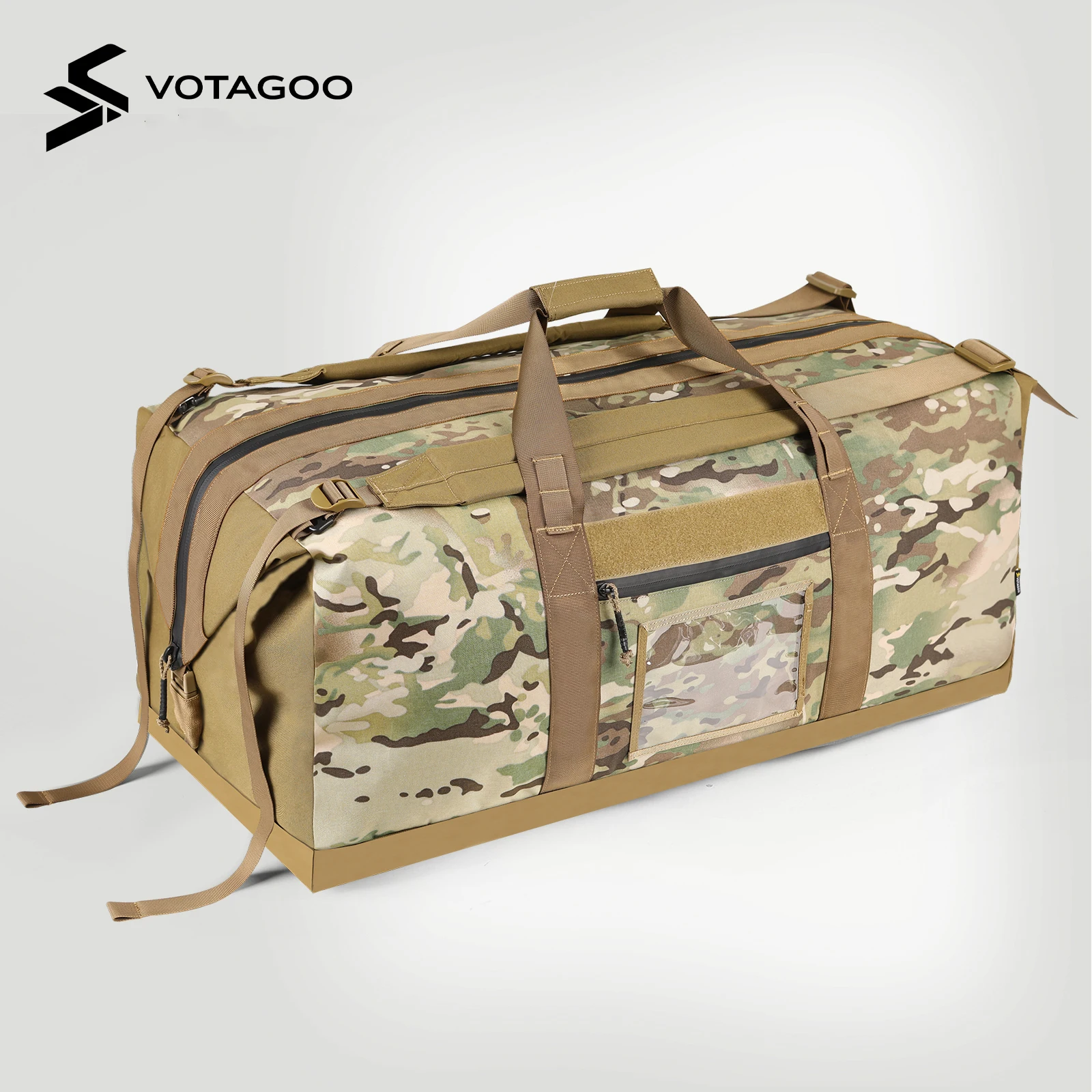 130L Tactical Travel Duffle Bag Waterproof Lightweight Foldable Full-Access Opening for Outdoor Camping Hunting Travel
130L Tactical Travel Duffle Bag Waterproof Lightweight Foldable Full-Access Opening for Outdoor Camping Hunting Travel