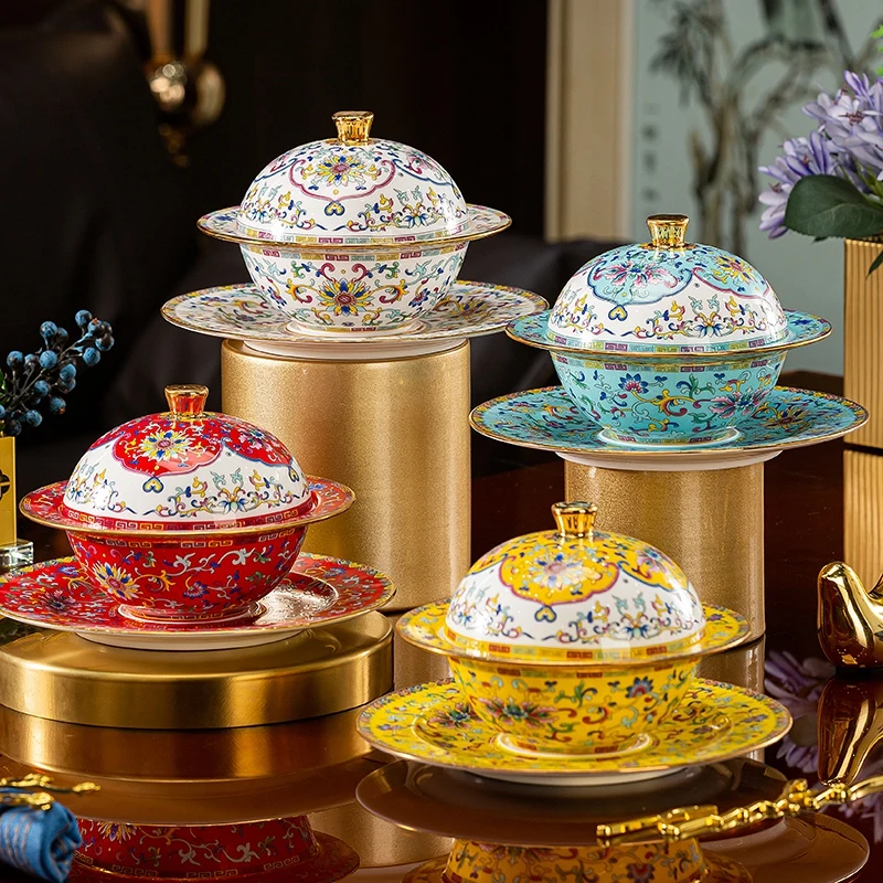 Premium Enamel Steaming Bowl Set with Lid - Heat Resistant Soup Cup Bird's Nest Dessert Pot Elegant Hotel & Home Tableware
Premium Enamel Steaming Bowl Set with Lid - Heat Resistant Soup Cup Bird's Nest Dessert Pot Elegant Hotel & Home Tableware