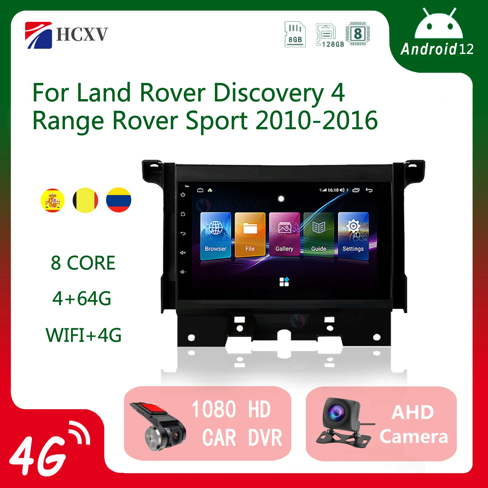 For Land Rover Discovery 4 Range Rover Sport 2010-2016 Android Auto Navigation GPS Car Radio DVD Multimedia Player Stereo
For Land Rover Discovery 4 Range Rover Sport 2010-2016 Android Auto Navigation GPS Car Radio DVD Multimedia Player Stereo