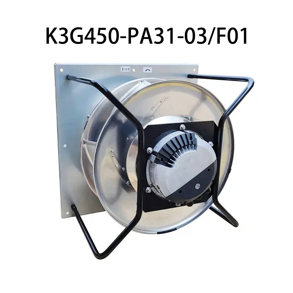Многоскоростной высокий объем воздуха EC 3 ~ 400 В 6,8 А 4500 Вт K3G450-PA31-03/F01 Прочный центробежный охлаждающий вентилятор
Многоскоростной высокий объем воздуха EC 3 ~ 400 В 6,8 А 4500 Вт K3G450-PA31-03/F01 Прочный центробежный охлаждающий вентилятор