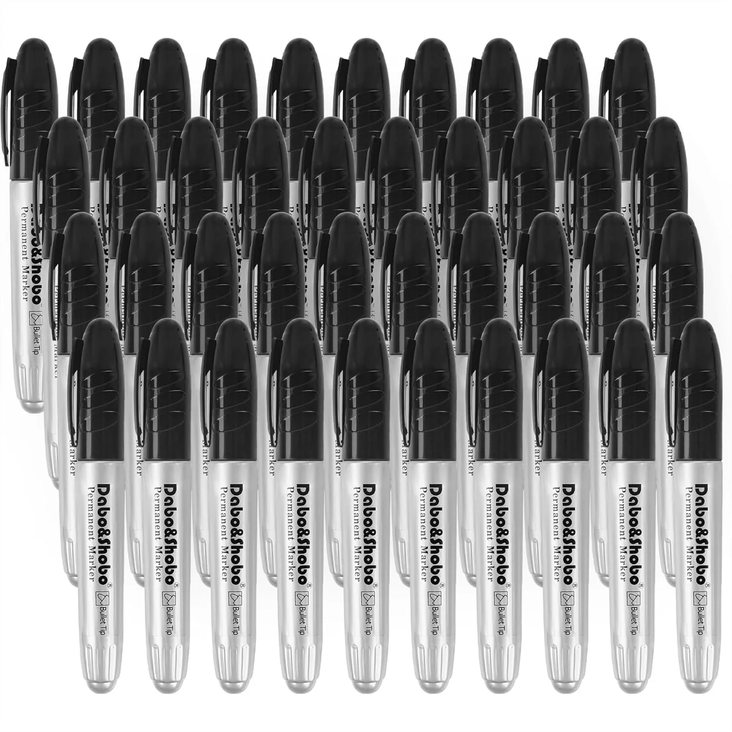 Jumbo Permanent Markers 40 Count, Black Bullet Tip Markers for Paper, Plastic, Metal
Jumbo Permanent Markers 40 Count, Black Bullet Tip Markers for Paper, Plastic, Metal
