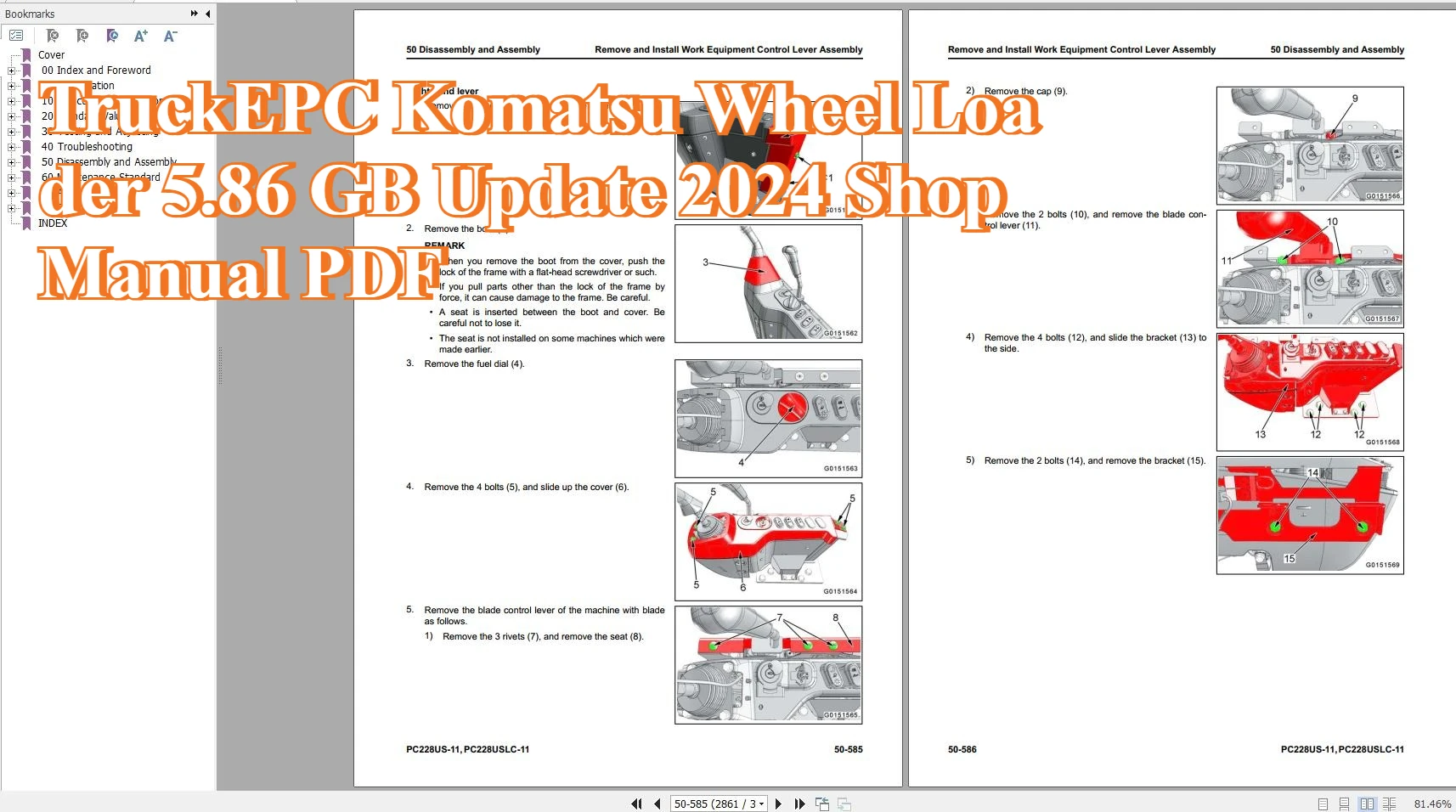 TruckEPC Komatsu Wheel Loader 5.86 GB Update 2024 Shop Manual PDF
TruckEPC Komatsu Wheel Loader 5.86 GB Update 2024 Shop Manual PDF