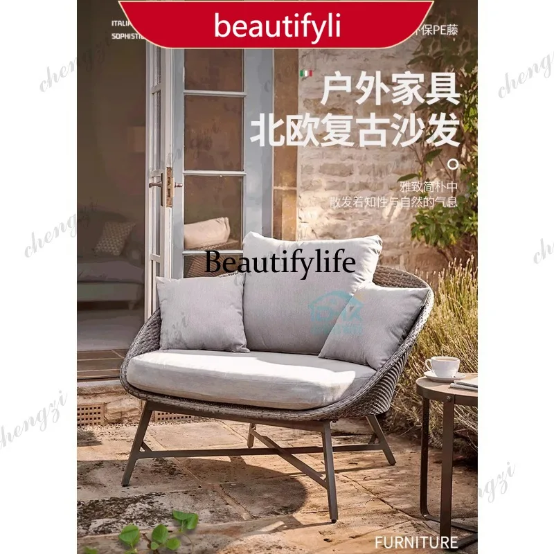 01A Outdoor leisure rattan sofa chair leisure balcony three-piece set garden terrace tea table waterproof and sunscreen
01A Outdoor leisure rattan sofa chair leisure balcony three-piece set garden terrace tea table waterproof and sunscreen