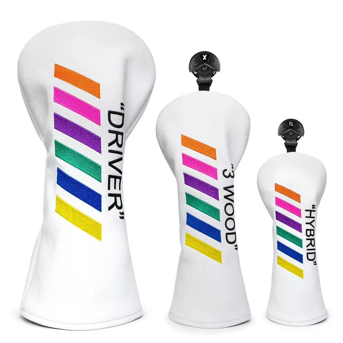 New Golf Club Head Covers for Driver/Fairway/Hybrid Woods-Single or 3-Piece Set, Waterproof&Protective Design,Golf Accessories
New Golf Club Head Covers for Driver/Fairway/Hybrid Woods-Single or 3-Piece Set, Waterproof&Protective Design,Golf Accessories