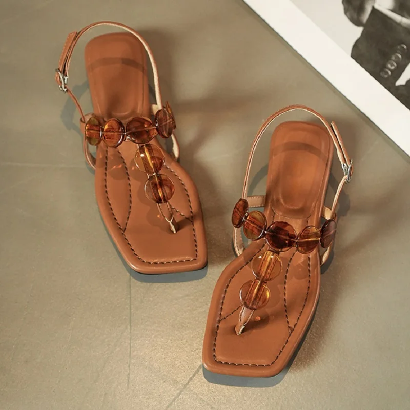 Eilyken High Quality Square Clip Toe Buckle Strap Women Sandals Summer Elegant Low Flats Heels Casual Dress Shoes
Eilyken High Quality Square Clip Toe Buckle Strap Women Sandals Summer Elegant Low Flats Heels Casual Dress Shoes