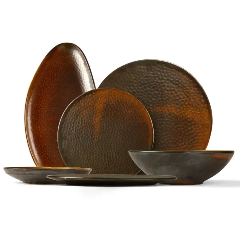 Modern ceramic tableware dishes hotel restaurant porcelain plate set tableware
Modern ceramic tableware dishes hotel restaurant porcelain plate set tableware