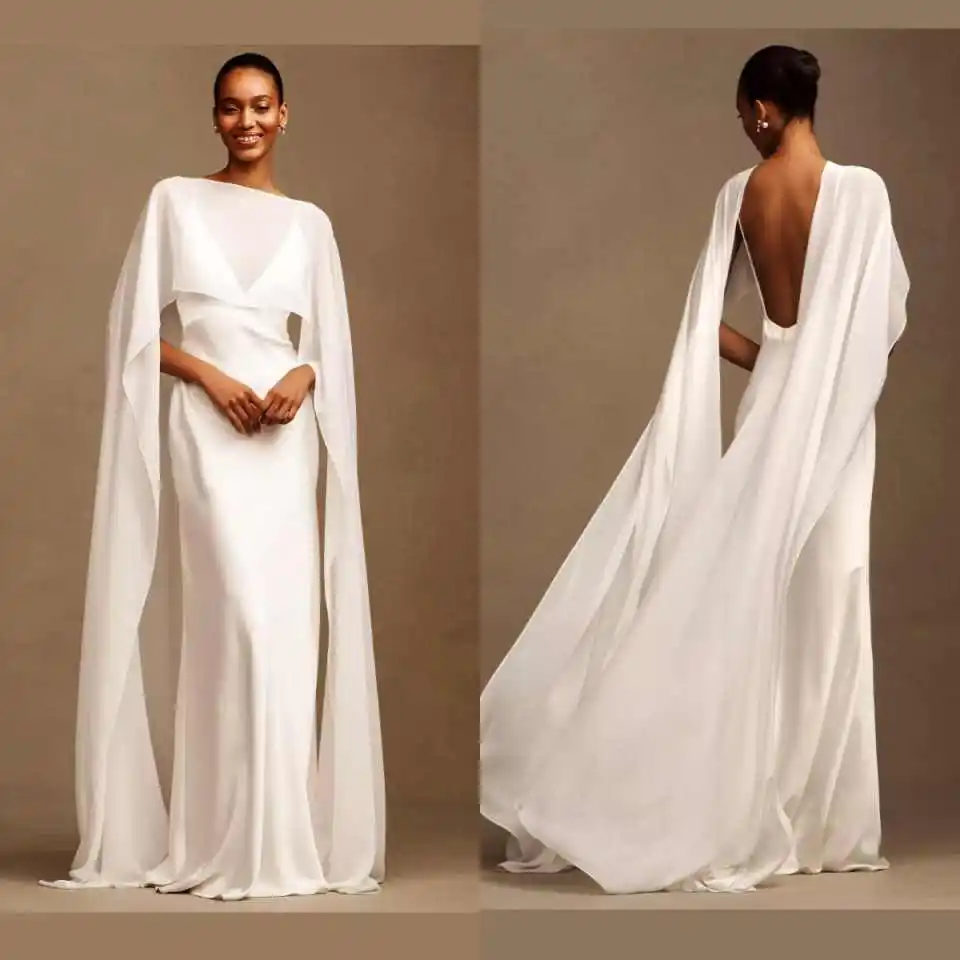 Bridal Long Wedding Jacket Wraps Top Woman Boleros Party Accessories Covers Shoulders for Party Customized
Bridal Long Wedding Jacket Wraps Top Woman Boleros Party Accessories Covers Shoulders for Party Customized