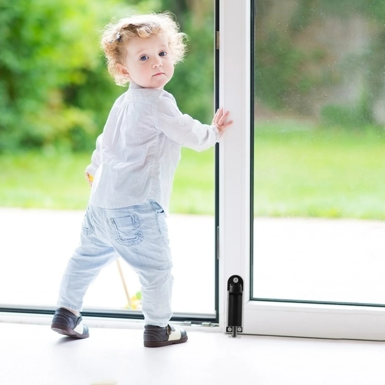 Black Small Automatic Spring Loaded Door Window Latch Zinc Alloy Slide Lever Thickened Spring Rust Resistant Home
Black Small Automatic Spring Loaded Door Window Latch Zinc Alloy Slide Lever Thickened Spring Rust Resistant Home