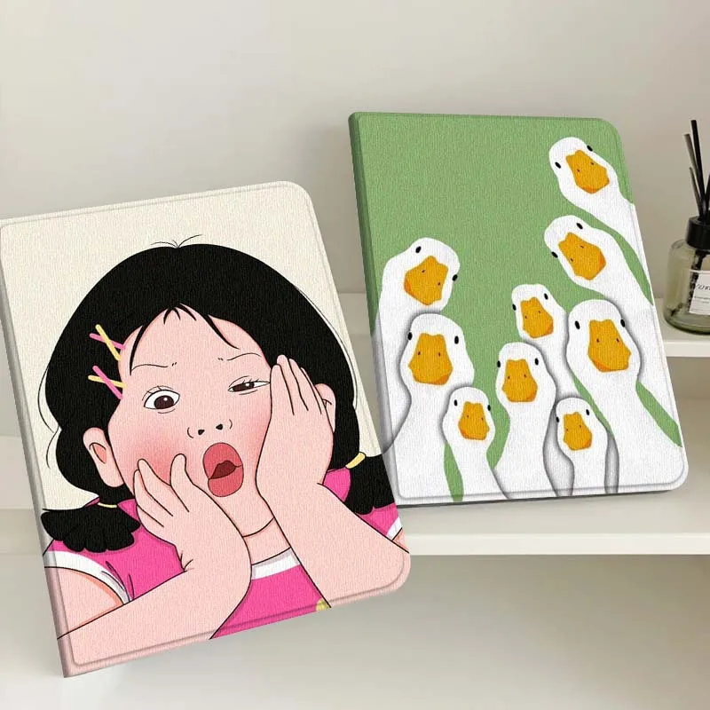 Cartoon Girl Goose Art Popular For Apple iPad Pro Air 13 2 7th 6th 2025 M2 M3 M4 M512.9 13 inch Foldable Tablet Case Gift
Cartoon Girl Goose Art Popular For Apple iPad Pro Air 13 2 7th 6th 2025 M2 M3 M4 M512.9 13 inch Foldable Tablet Case Gift
