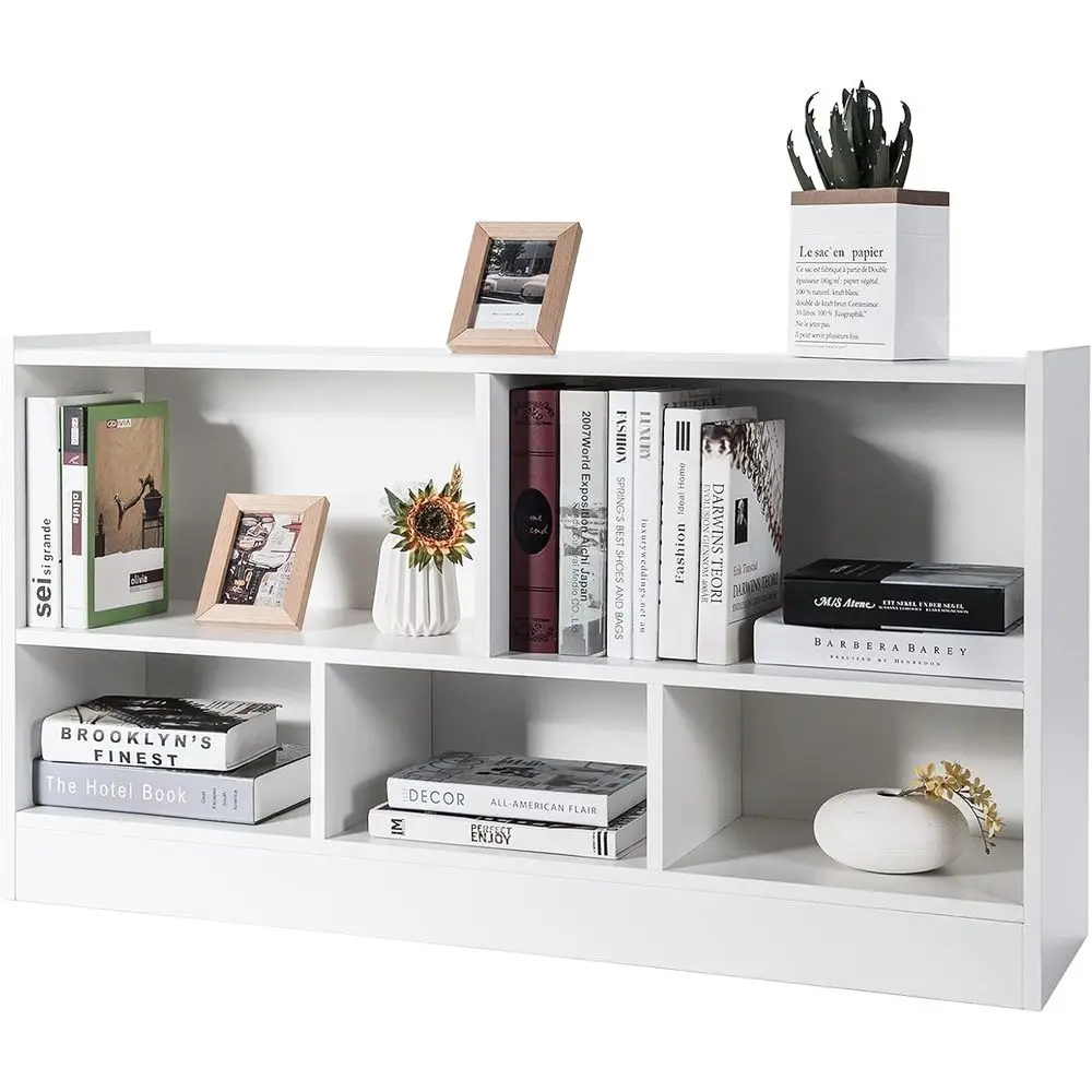 2-Tier White Wooden Open Bookshelf - Multipurpose Storage Cabinet for Living Room, Bedroom, Hallway, Kids' Playroom, Reading Noo
2-Tier White Wooden Open Bookshelf - Multipurpose Storage Cabinet for Living Room, Bedroom, Hallway, Kids' Playroom, Reading Noo