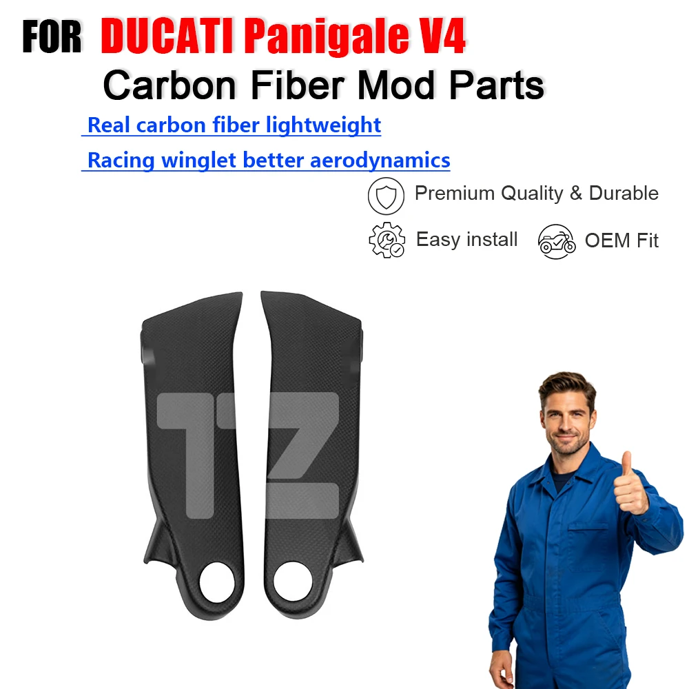 Carbon Fiber Fairing Winglet Fender Frame Cover Exhaust Heat Shield For DUCATI Panigale V4
Carbon Fiber Fairing Winglet Fender Frame Cover Exhaust Heat Shield For DUCATI Panigale V4