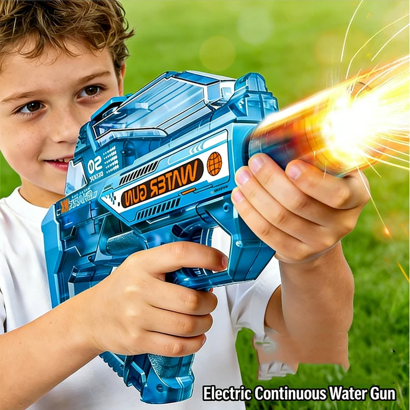 Firelight Electric Water Gun Continuous Shooting with Integrated Pulse Flame Light Effects Automatic Outdoor Beach Party Toys
Firelight Electric Water Gun Continuous Shooting with Integrated Pulse Flame Light Effects Automatic Outdoor Beach Party Toys