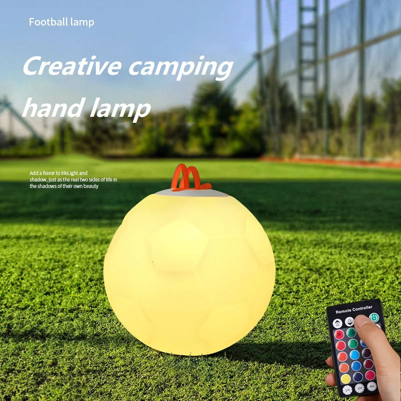 NEW Football Outdoor Camping Light Hanging rechargeable Nightlight Festival Ambient Lamp Desk Portable Gift light for Children
NEW Football Outdoor Camping Light Hanging rechargeable Nightlight Festival Ambient Lamp Desk Portable Gift light for Children