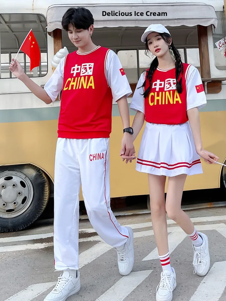 Спортивный костюм для учащихся средней школы, танцевальный костюм для старшеклассников, национальный трендовый наряд для выступлений хора
Спортивный костюм для учащихся средней школы, танцевальный костюм для старшеклассников, национальный трендовый наряд для выступлений хора