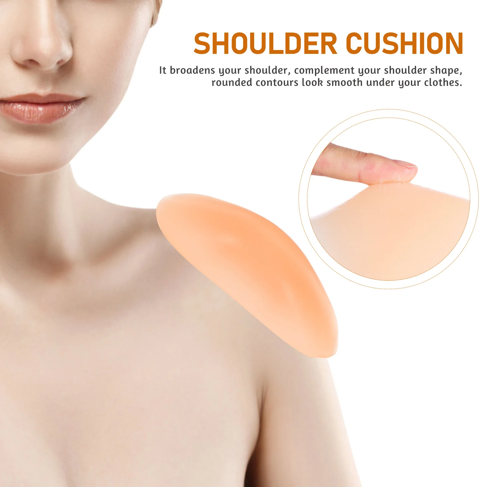 2pcs 2 Pairs Anti-slip Shoulder Pads Lightweight Soft Resilient Broaden Shape Rounded Contours Everyday Wear Women Fitness
2pcs 2 Pairs Anti-slip Shoulder Pads Lightweight Soft Resilient Broaden Shape Rounded Contours Everyday Wear Women Fitness