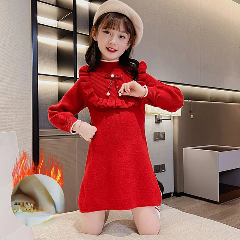 2023 Winter Knitted Dress Autumn Toddler Girls Dresses for Babies Children Warm Dress Knitted Sweater Kids Dresses for Girls S51
2023 Winter Knitted Dress Autumn Toddler Girls Dresses for Babies Children Warm Dress Knitted Sweater Kids Dresses for Girls S51
