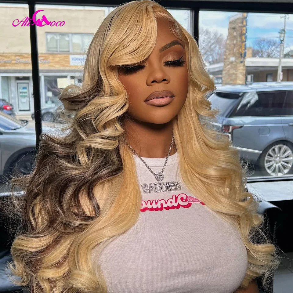 613 Blonde With Brown Color Body Wave Lace Front Wig Human Hair Preplucked 13x4 13x6 HD Lace Frontal Human Hair Wigs for Women
613 Blonde With Brown Color Body Wave Lace Front Wig Human Hair Preplucked 13x4 13x6 HD Lace Frontal Human Hair Wigs for Women