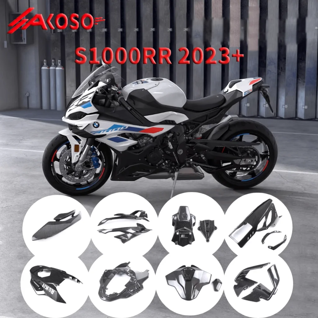 100% Carbon Fiber Fairing Kit for BMW S1000RR 2023 2024 Gloss Twill Body Frame Covers Motorcycle Modified Parts
100% Carbon Fiber Fairing Kit for BMW S1000RR 2023 2024 Gloss Twill Body Frame Covers Motorcycle Modified Parts