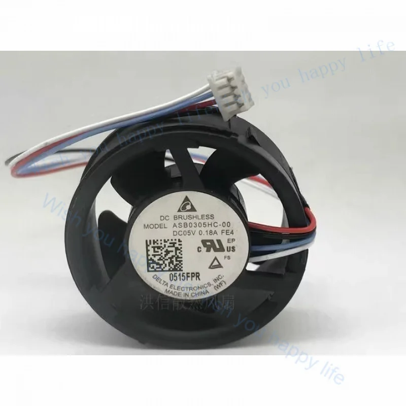 V+ FOR Delta 3010 ASB0305HC-00 DC05V 0.18A 3CM 4-Pin Cooling Fan
V+ FOR Delta 3010 ASB0305HC-00 DC05V 0.18A 3CM 4-Pin Cooling Fan