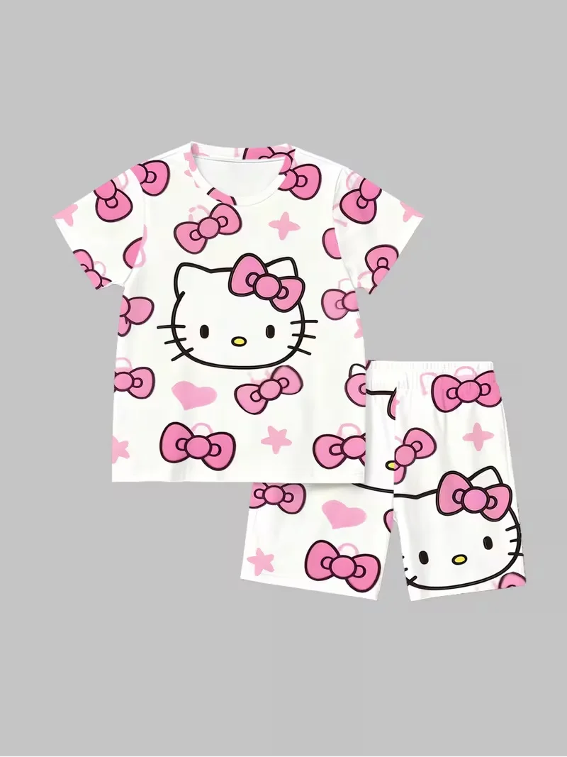 2026 Hello Kitty Children's Soccer Suit Set, Adult Parent-child Breathable Cartoon Printed Summer Running Training Suit
2026 Hello Kitty Children's Soccer Suit Set, Adult Parent-child Breathable Cartoon Printed Summer Running Training Suit