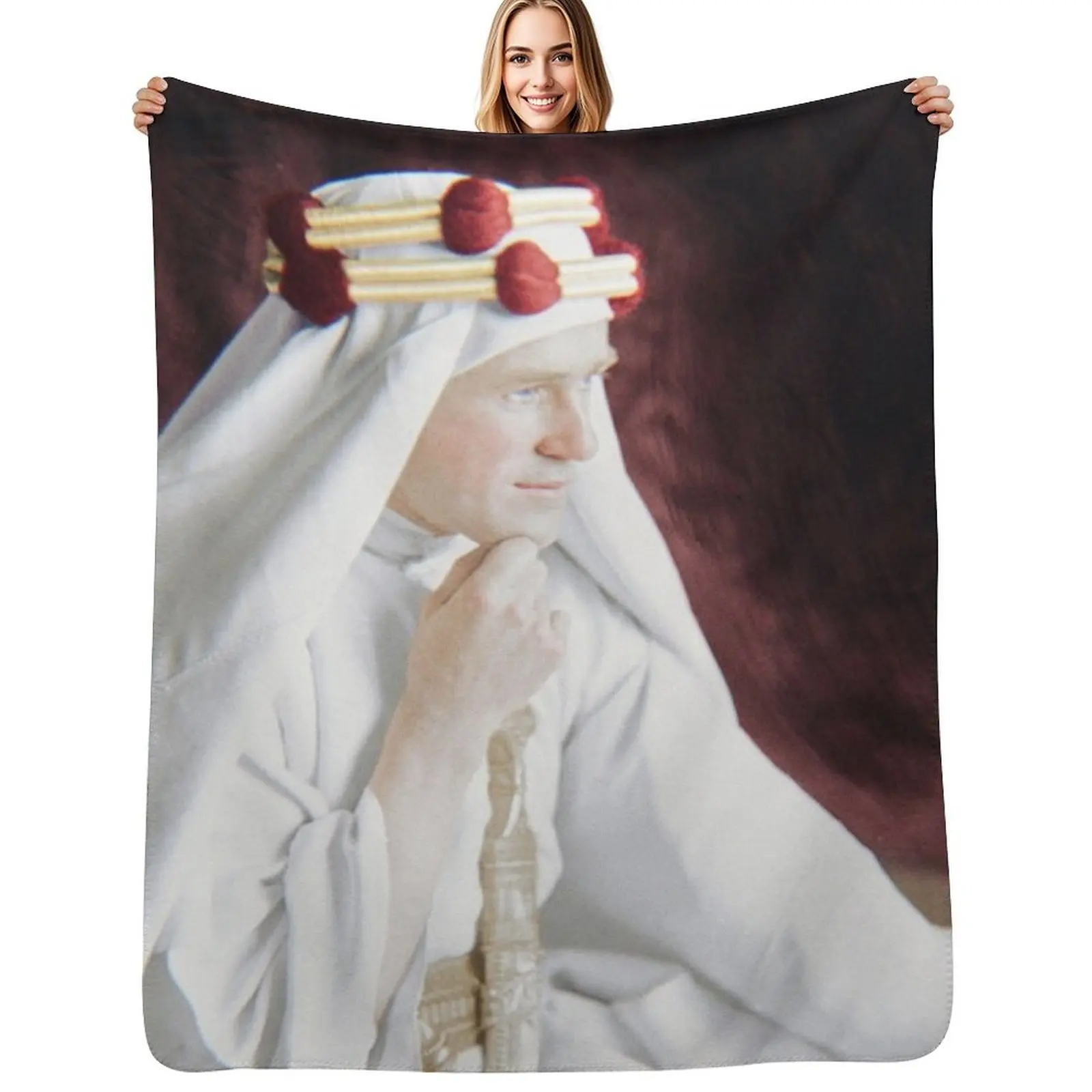 T.E. Lawrence of Arabia Throw Blanket Foldable Soft Warm Blanket for Outdoor Use
T.E. Lawrence of Arabia Throw Blanket Foldable Soft Warm Blanket for Outdoor Use