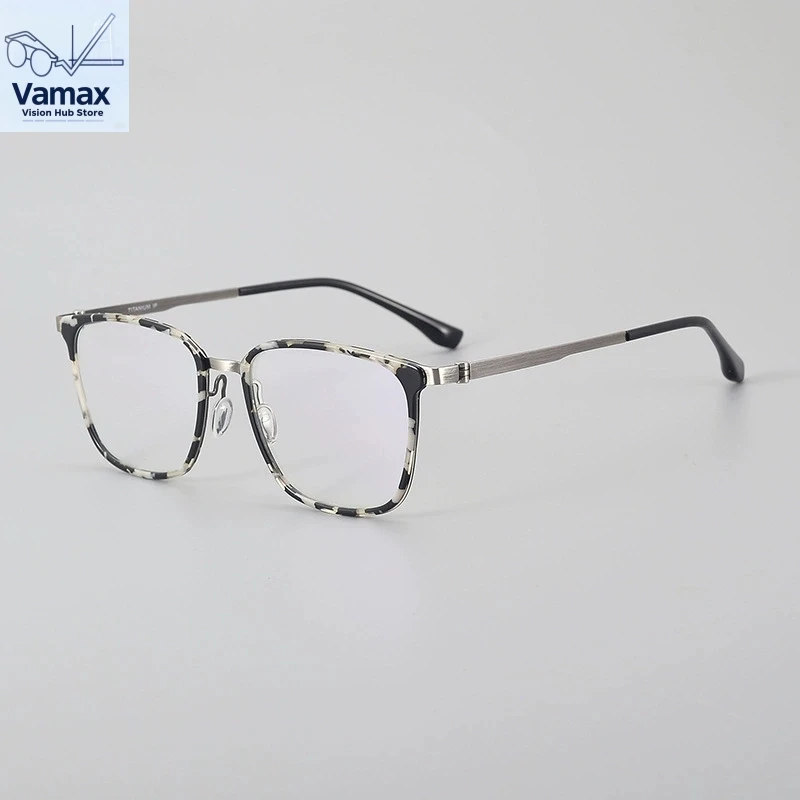 Retro Screwless Square Ultra Light Titanium Eyeglasses Frame Unisex Prescription Anti Blue Ray Myopia Hyperopia Reading Glasses 
Retro Screwless Square Ultra Light Titanium Eyeglasses Frame Unisex Prescription Anti Blue Ray Myopia Hyperopia Reading Glasses